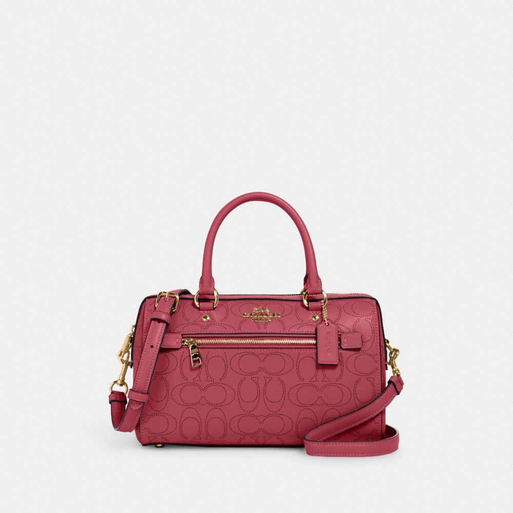 COACH® Outlet | Rowan Satchel Bag In Signature Leather