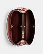 COACH®,SMALL TOWN BUCKET BAG,Pebbled Leather,Medium,Gold/Bubblegum/Wine,Inside View,Top View