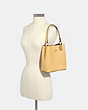 COACH®,SMALL TOWN BUCKET BAG,Pebbled Leather,Medium,Gold/Vanilla Cream/Light Saddle,Alternate View