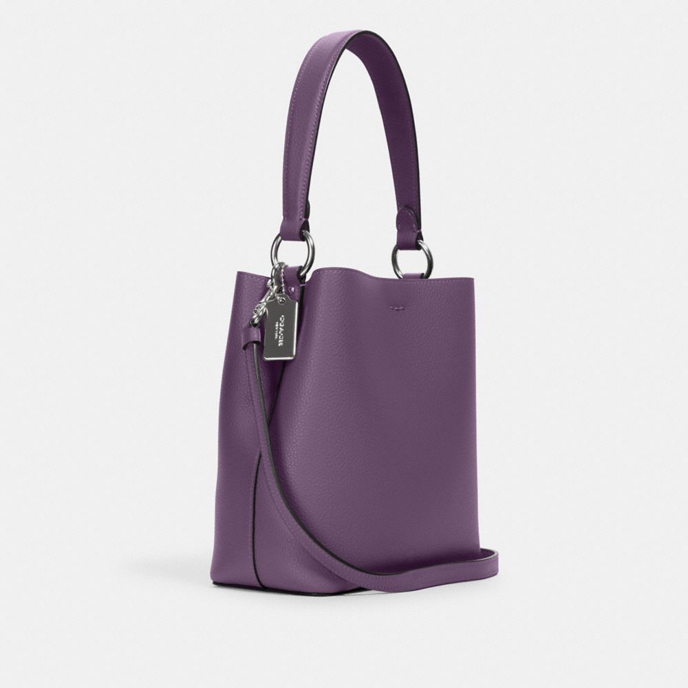 COACH®,Small Town Bucket Bag,,Angle View