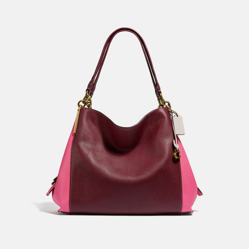 Coach dalton 31 cheap leather shoulder bag oxblood