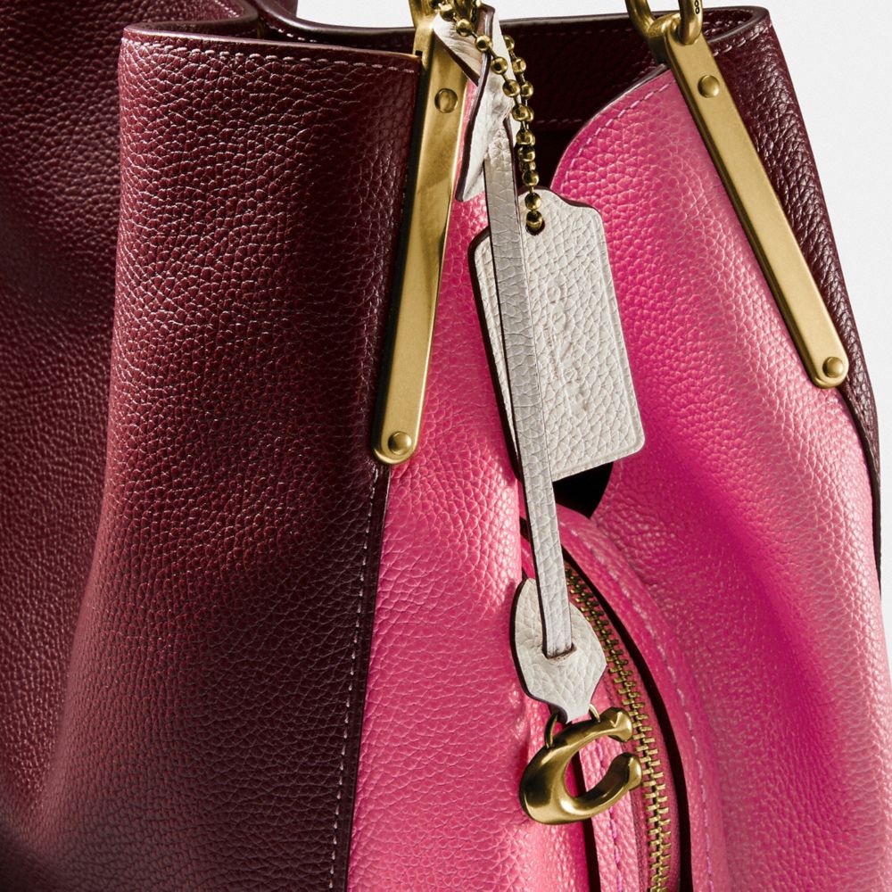 Coach dalton 31 online oxblood gunmetal