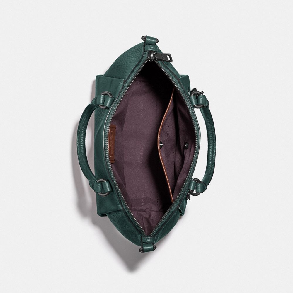 COACH®,Elise Satchel Bag In Colorblock,,Inside View,Top View