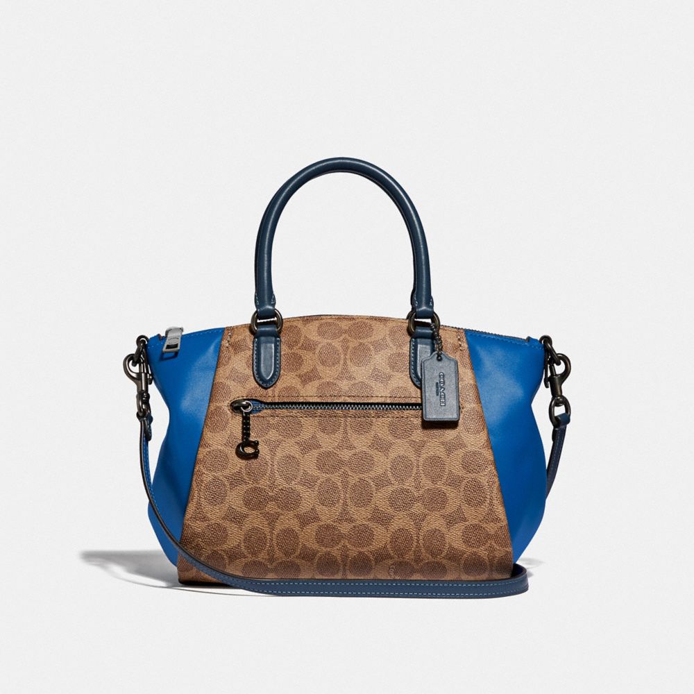 Prairie satchel in online signature canvas coach outlet