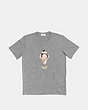 COACH®,SUNDAE T-SHIRT,Other,HEATHER GREY,Scale View
