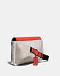 COACH®,PACER BELT BAG IN SIGNATURE CANVAS WITH COACH PATCH,Mixed Material,Small,JI/Chalk/Mango,Angle View