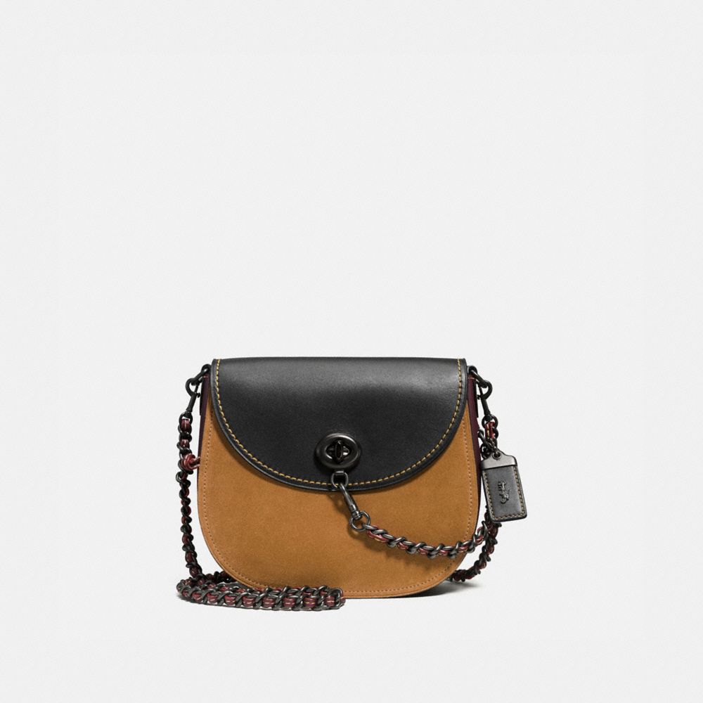 COACH Turnlock Saddle In Colorblock COACH