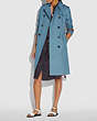 COACH®,TRENCH COAT,cotton,CHAMBRAY,Scale View
