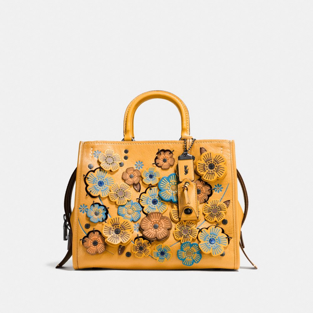 Coach tea rose sale bag sale