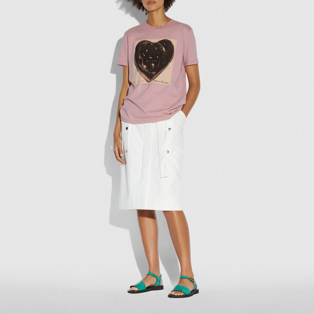 COACH® | Coach X Richard Bernstein Black Jello Heart T Shirt