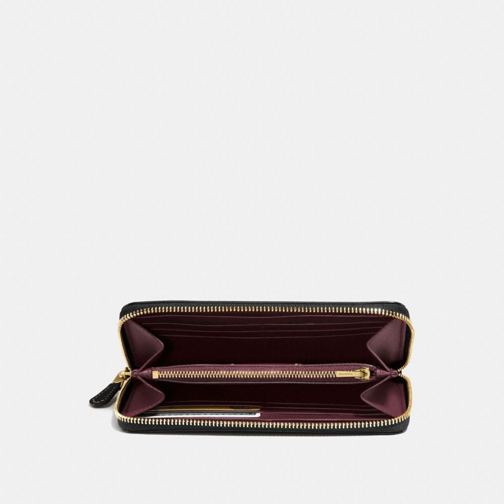 Portefeuille Zip Accordéon Avec Lien Coach