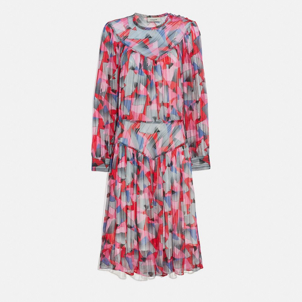 COACH® | Bold Geo Yoke Dress