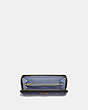 COACH®,ACCORDION ZIP WALLET WITH WILDFLOWER PRINT,Leather,Brass/Midnight Navy Multi,Inside View,Top View