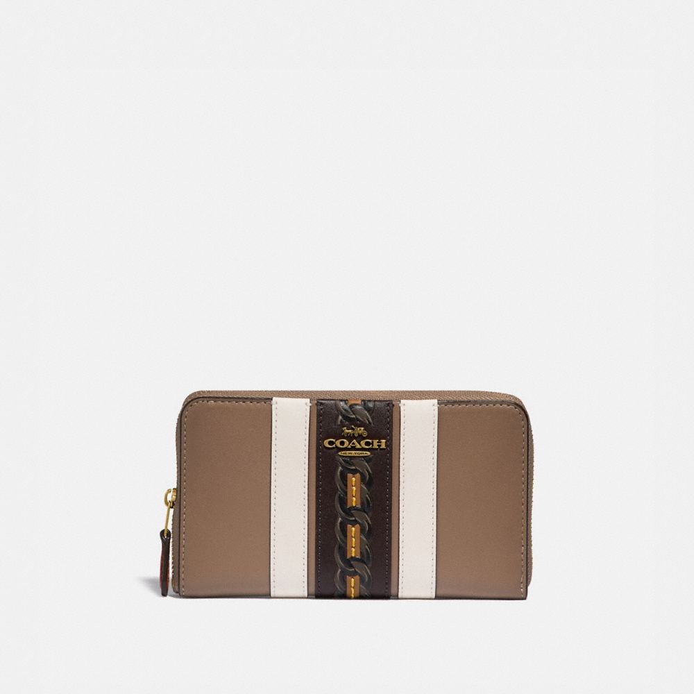 Coach varsity stripe wallet sale