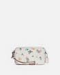 COACH®,KIRA CROSSBODY WITH WILDFLOWER PRINT,Leather,Pewter/Chalk,Front View
