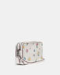 COACH®,KIRA CROSSBODY WITH WILDFLOWER PRINT,Leather,Pewter/Chalk,Angle View