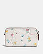 COACH®,KIRA CROSSBODY WITH WILDFLOWER PRINT,Leather,Pewter/Chalk,Back View