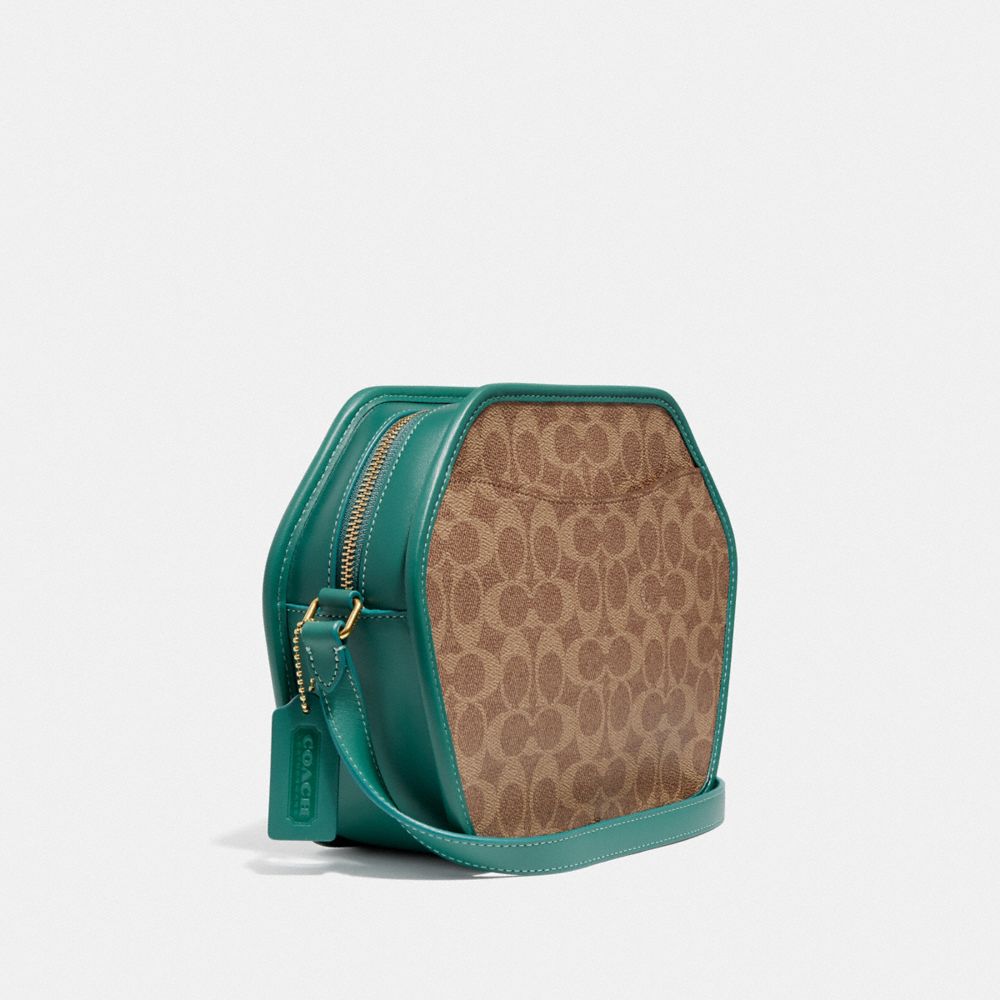 Coach pouch online signature