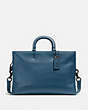 COACH®,ROGUE BRIEF,Pebbled Leather,Large,JI/Dark Denim,Front View