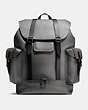 COACH®,GOTHAM BACKPACK,Leather,Large,JI/Heather Grey/Black,Front View