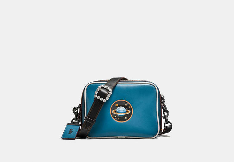 Dylan Crossbody With Embossed Planet