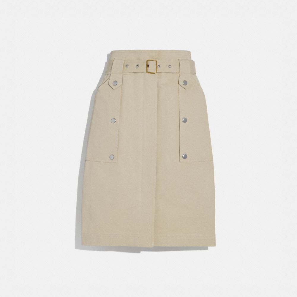 Belted Safari Skirt