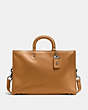 COACH®,ROGUE BRIEF,Leather,Large,JI/Light Saddle,Front View