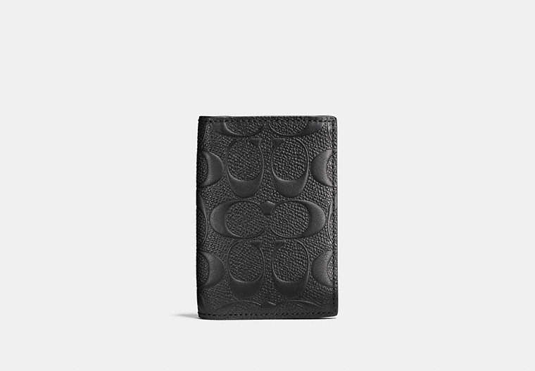 Bifold Card Case In Signature Leather