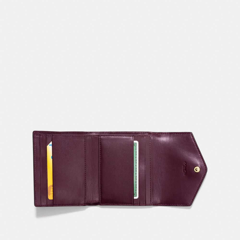 Small Wallet With Flower Patch Print