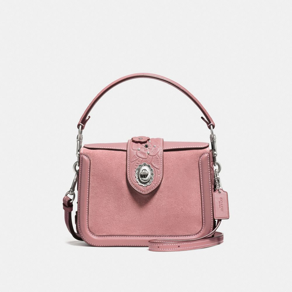 Page Crossbody With Tea Rose Tooling