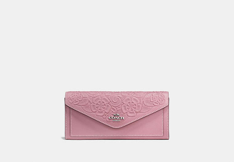 Soft Wallet With Tea Rose Tooling