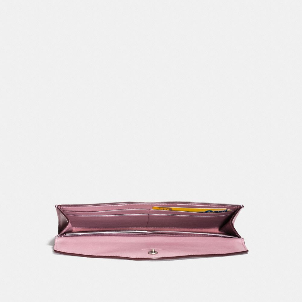 COACH®: Soft Wallet With Tea Rose Tooling