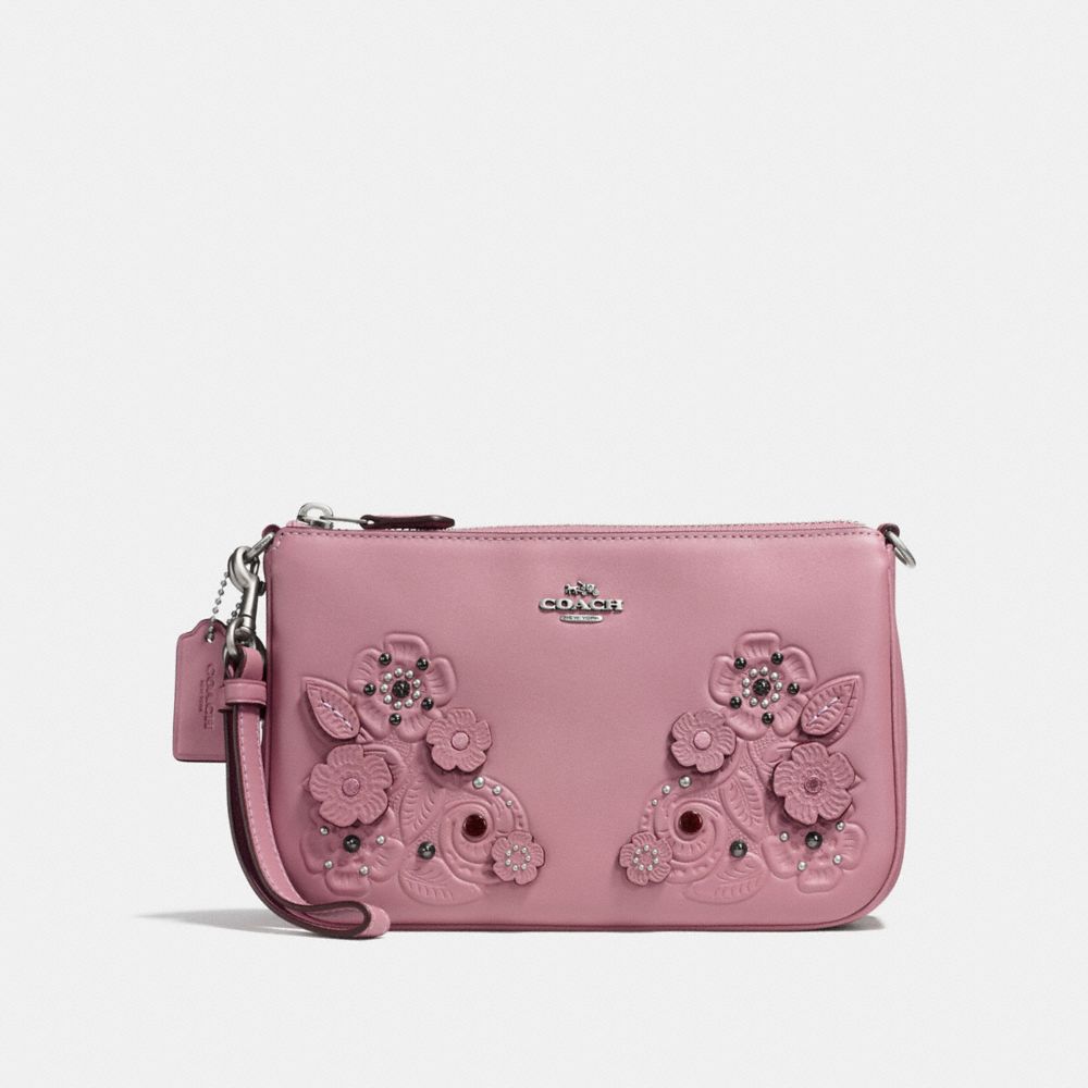 Coach rose hot sale wristlet