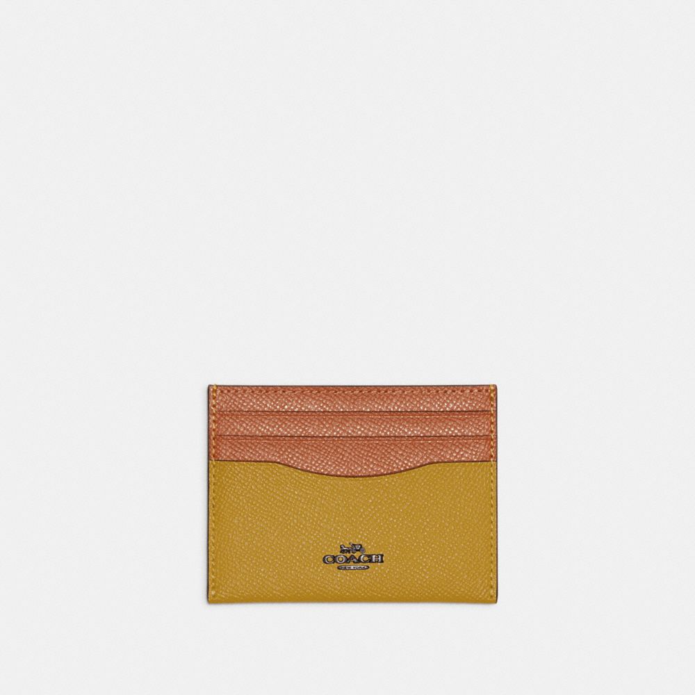 Coach colorblock 2025 card case