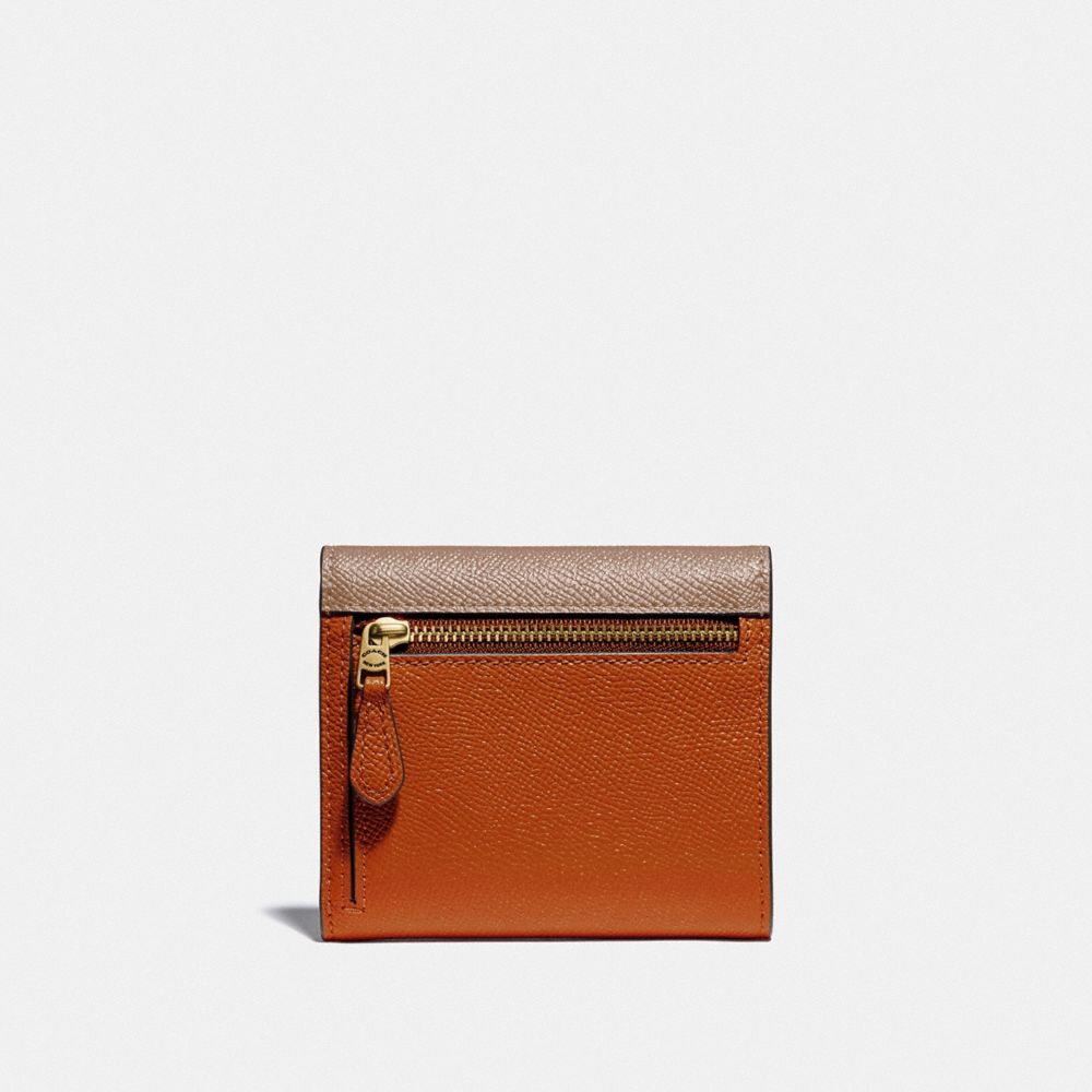 COACH®,Small Wallet In Colorblock,,Back View