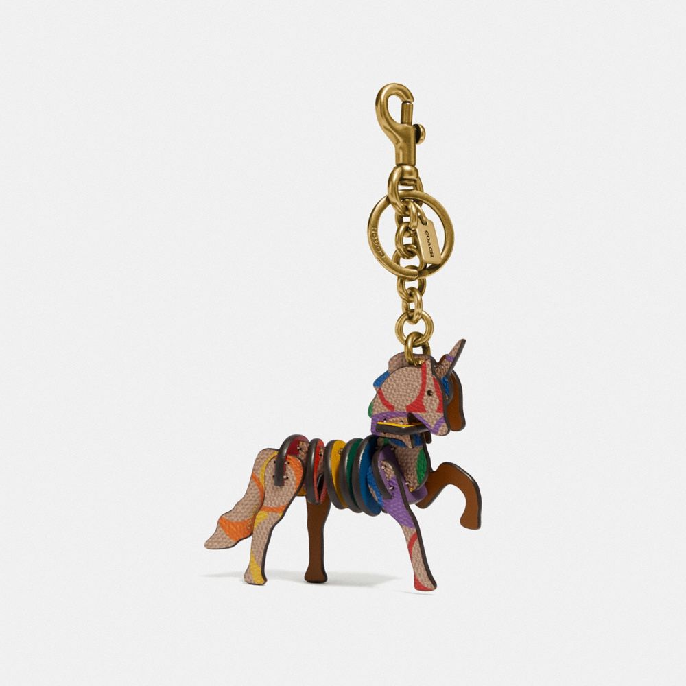 Coach unicorn sale bag charm