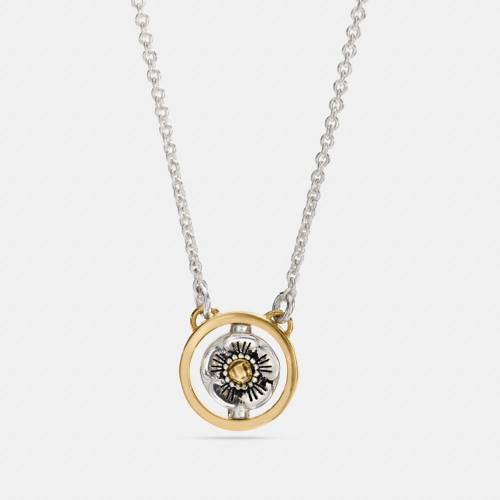 Demi Fine Spinning Tea Rose Signature Necklace