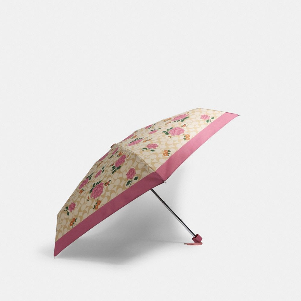 Mini-parapluie avec imprimé Signature Rose des prés