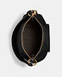 COACH®,REMI HOBO,Leather,Gold/Black,Inside View,Top View