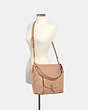 COACH®,REMI HOBO,Leather,Gold/Taupe,Alternate View