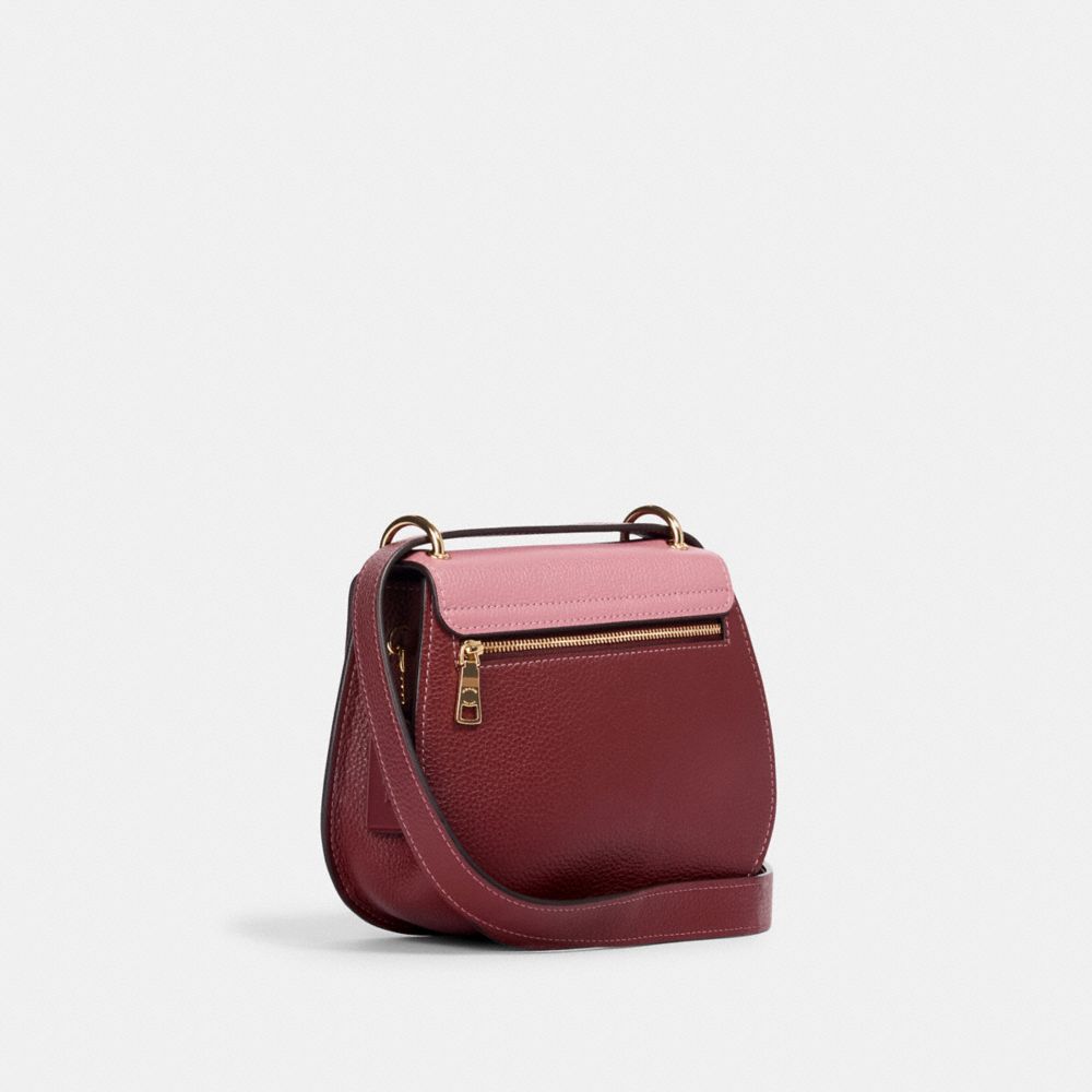 Coach remi saddle bag in online colorblock