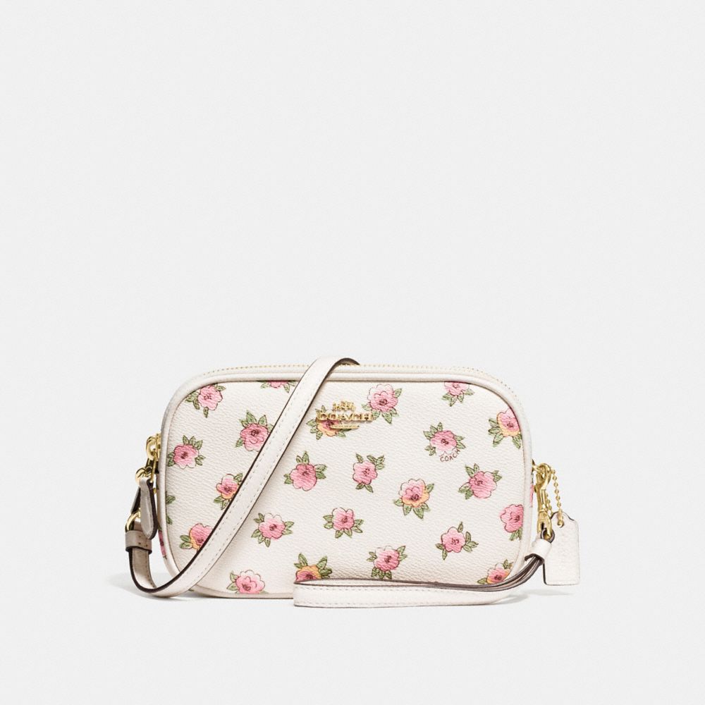 COACH Crossbody Clutch With Flower Patch Print