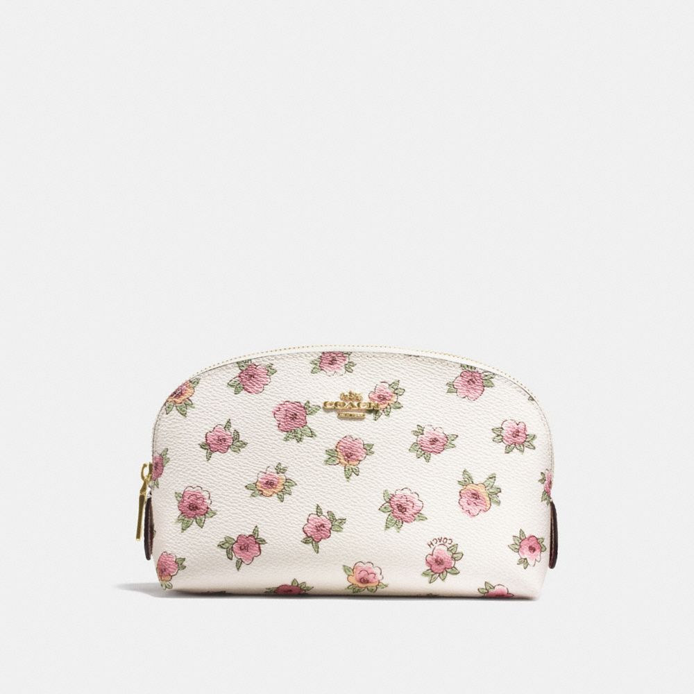 Cosmetic Case 17 With Flower Patch Print