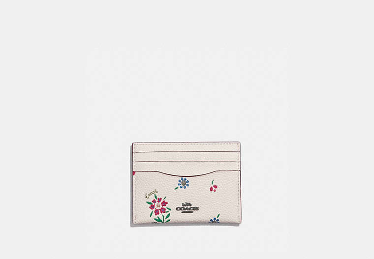 Card Case With Wildflower Print