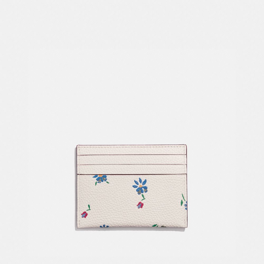 Card Case With Wildflower Print
