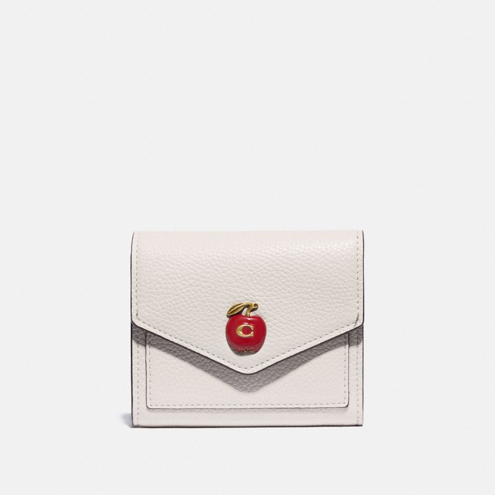 COACH Small Wallet With Apple Print