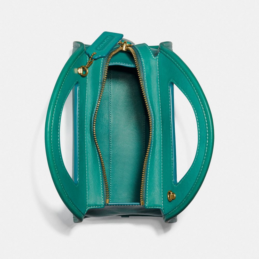 COACH®,Zip Dome Crossbody,,Inside View,Top View