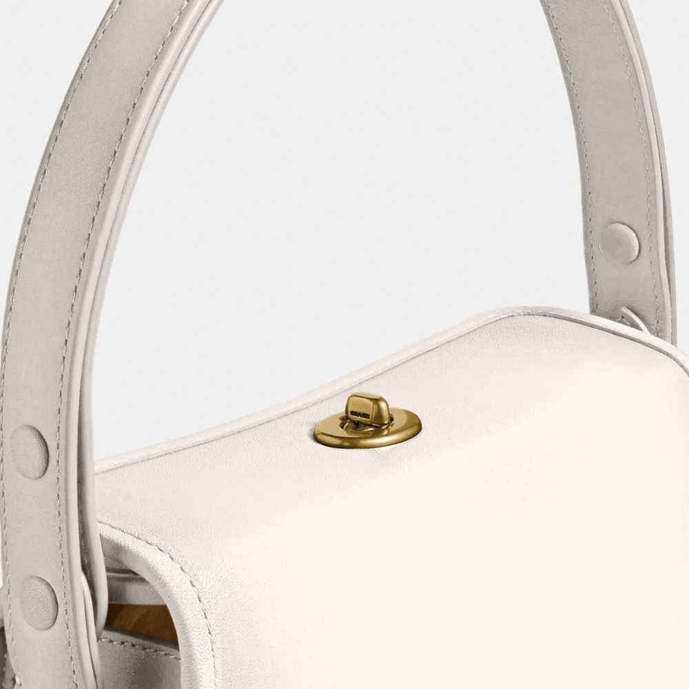 Umber Coach Turnlock Satchel – OMNIA