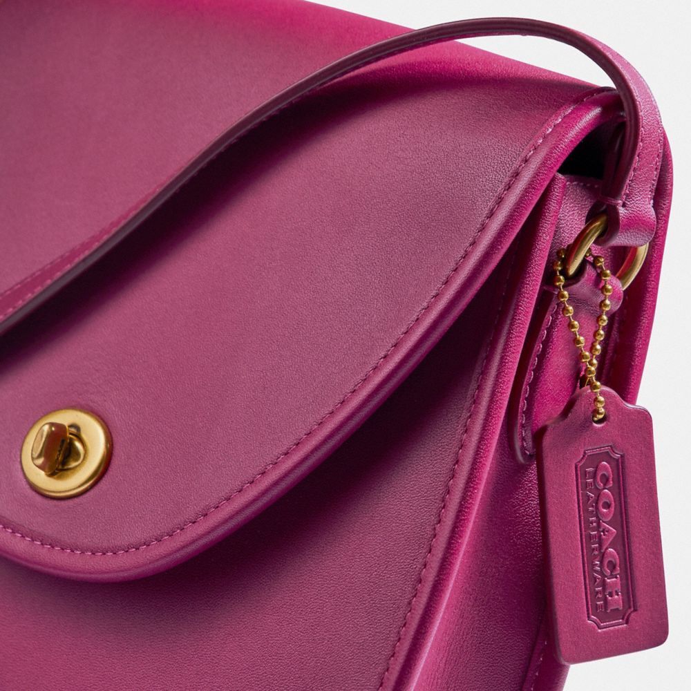 COACH®,Turnlock Flap Square Pouch,,Closer View