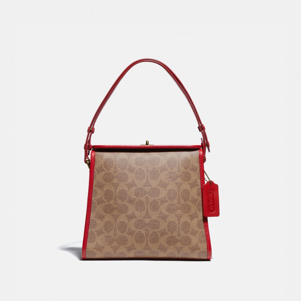 Coach x richard bernstein turnlock shoulder bag with barbra streisand new arrivals